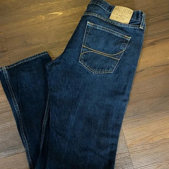 Hollister Blue Slim Jeans with Classic Denim Style 36 x 32 - Picture 6 of 7